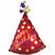 Burton and Burton BALLOONS 424 36" Red Cone Hat Birthday Foil