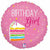Burton and Burton BALLOONS 451 18" Birthday Girl Pink Cake Foil