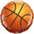 Burton and Burton BALLOONS 484 36" Basketball Shape Foil