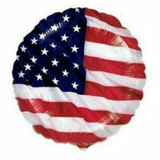 Burton and Burton BALLOONS 484A  18&quot; USA Flag Foil