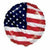 Burton and Burton BALLOONS 484A  18" USA Flag Foil
