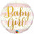 Burton and Burton BALLOONS 505A 18" Striped Baby Girl Foil