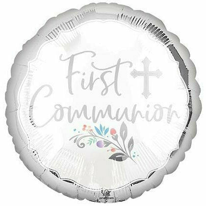 Burton and Burton BALLOONS 513 17" Holy Day First Communion Foil