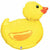 Burton and Burton BALLOONS 516 29" Baby Ducky Jumbo Foil