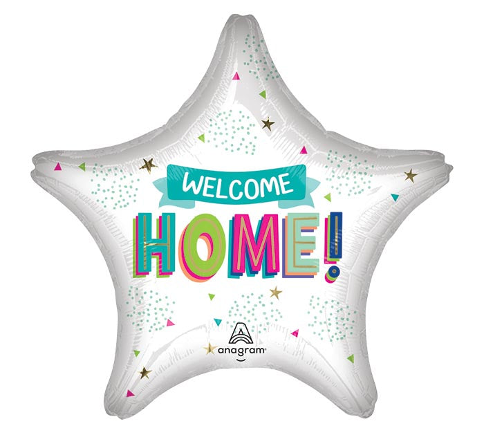 Burton and Burton BALLOONS 526 28&quot; WELCOME HOME STAR JUMBO