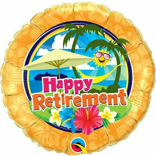 Burton and Burton BALLOONS 528 18&quot; Happy Retirement Foil