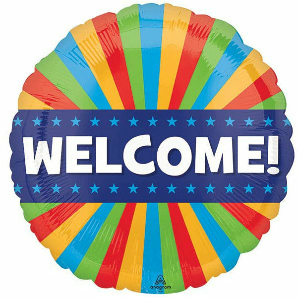 Burton and Burton BALLOONS 535 17" WELCOME BLITZ FOIL BALLOON