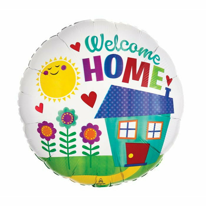 Burton and Burton BALLOONS 545 17&quot; WELCOME HOME FOIL BALLOON