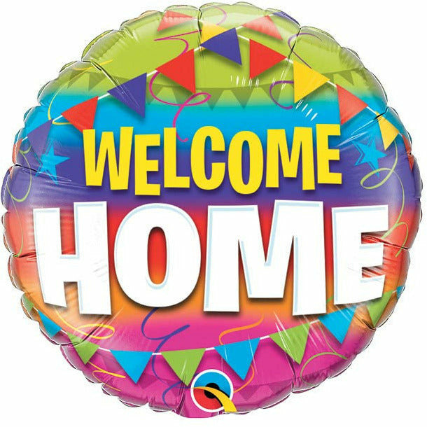 Burton and Burton BALLOONS 545 18&quot; WELCOME HOME PENNANTS FOIL BALLOON