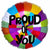 Burton and Burton BALLOONS 551 17" Rainbow Proud of You Foil