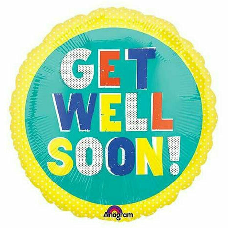 Burton and Burton BALLOONS 562 17&quot; Get Well Soon Foil