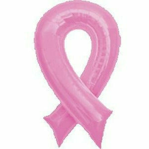 Burton and Burton BALLOONS 571 36&quot; Jumbo Pink Ribbon Foil