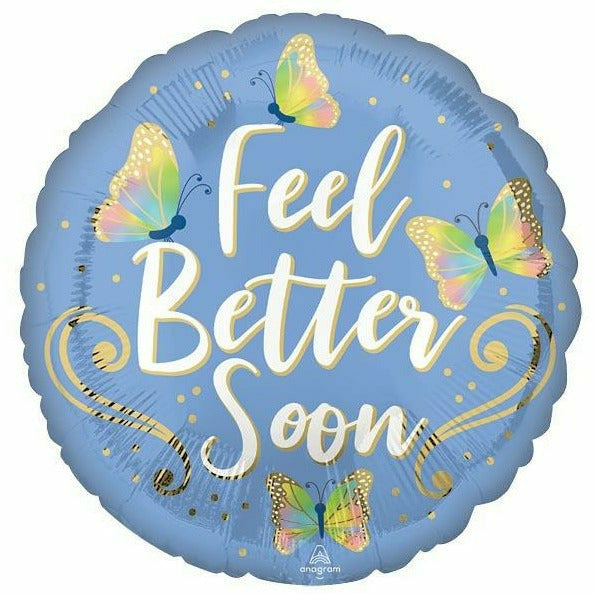 Burton and Burton BALLOONS 575 17&quot; Feel Better Soon Foil