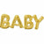 Burton and Burton BALLOONS 612 Gold Baby Air-Filled Jumbo 25" Mylar Balloon