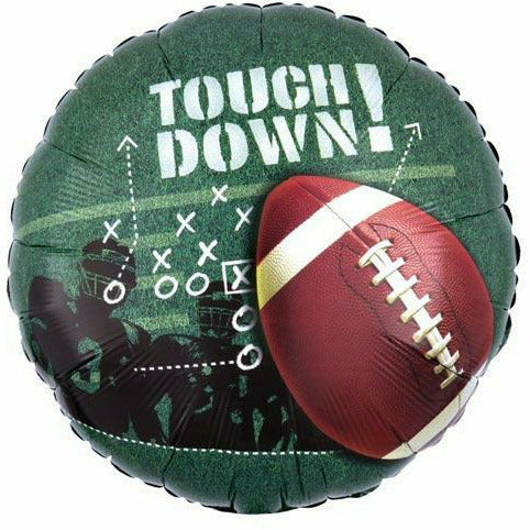 Burton and Burton BALLOONS 637 Football Touchdown 18&quot; Mylar Balloon