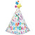 Burton and Burton BALLOONS 648 Birthday Bash Party Hat 36" Mylar Balloon