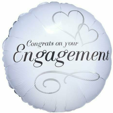 Burton and Burton BALLOONS A002 18" Congrats on your Engagement Foil