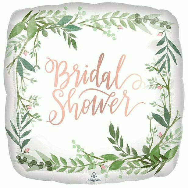 Burton and Burton BALLOONS A002 18" Love Leaves Bridal Shower Foil