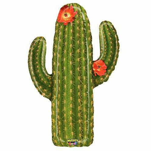 Burton and Burton BALLOONS A002 Cactus Jumbo 41&quot; Mylar Balloon