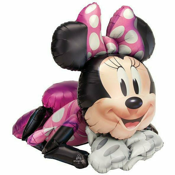 Burton and Burton BALLOONS A003  35&quot; PKG MINNIE MOUSE AIRWALKER BALLOON