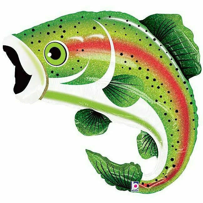 Burton and Burton BALLOONS A007 29&quot;GEN RAINBOW TROUT