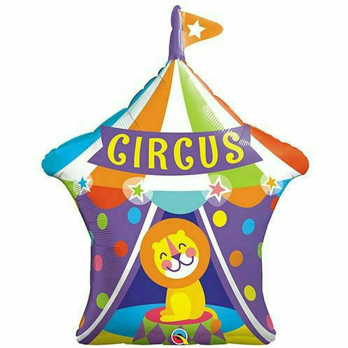 Burton and Burton BALLOONS A008 Circus Lion Jumbo 36&quot; Mylar Balloon