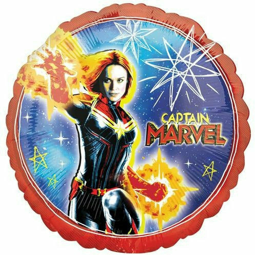 Burton and Burton BALLOONS B00117&quot; Captain Marvel Foil