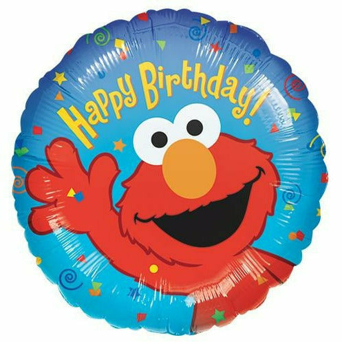Burton and Burton BALLOONS B004 17" Elmo Happy Birthday Foil