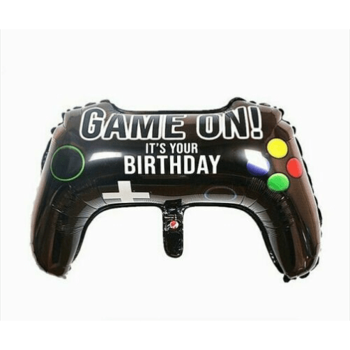 Burton and Burton BALLOONS B005 Game On Controller &quot;It&#39;s Your Birthday&quot; Jumbo 26&quot; Mylar Balloon