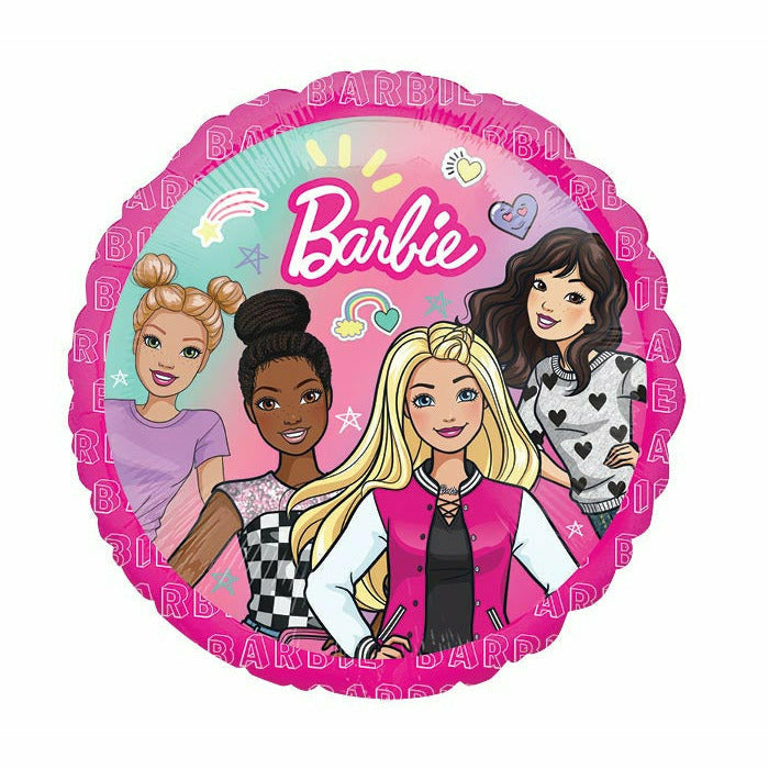 Burton and Burton BALLOONS B008 17" Barbie Dream Together Foil Balloon