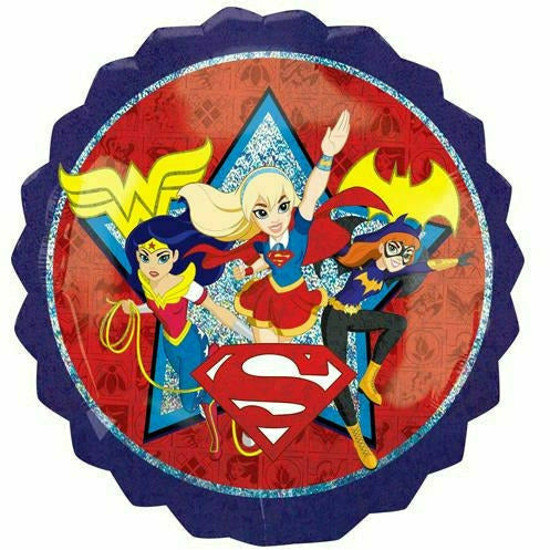 Burton and Burton BALLOONS B013 DC Super Hero Girls Jumbo 28" Mylar Balloon