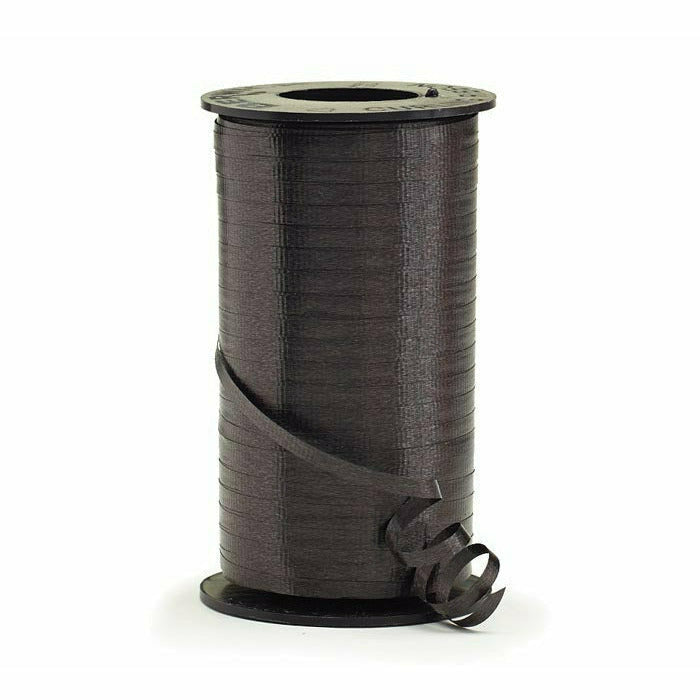 Burton and Burton BALLOONS Black Curling Ribbon 3/8" x 250 Yards