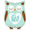 Burton and Burton BALLOONS D004 Owl It's a Boy Jumbo 26