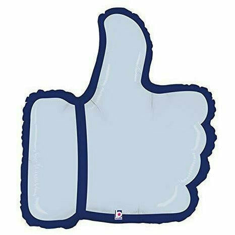 Burton and Burton BALLOONS D009 Thumbs Up 28&quot; Mylar Balloon