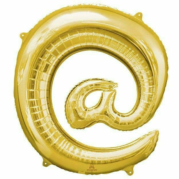 Burton and Burton BALLOONS D012 34&quot; Gold @ Foil