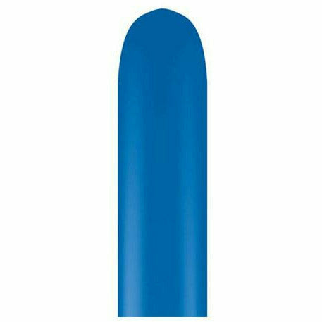 Burton and Burton BALLOONS Dark Blue 260Q 2&quot; x 60&quot; Latex Balloons