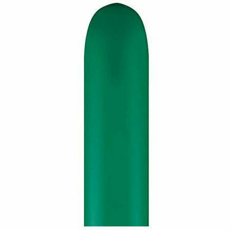 Burton and Burton BALLOONS Emerald Green 260Q 2&quot; x 60&quot; Latex Balloons