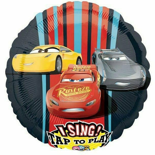 Burton and Burton BALLOONS G002 28" Cars 3 Sing A Tune Mylar