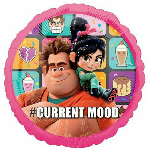 Burton and Burton BALLOONS G004 Ralph Breaks the Internet #Current Mood 17&quot; Mylar Balloon