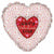 Burton and Burton BALLOONS J09 36" VALENTINE'S DAY HEART IN HEART