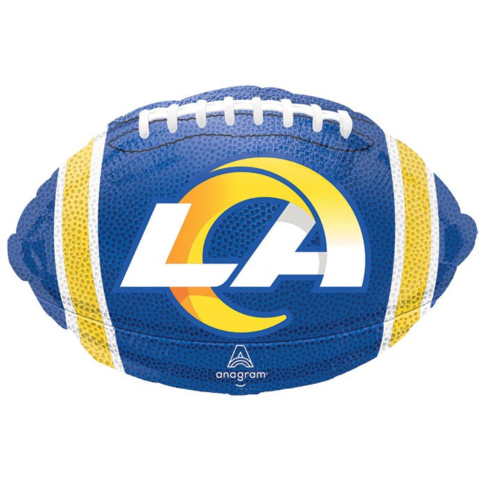 Burton and Burton BALLOONS J3 Los Angeles Rams Football Shaped Balloon