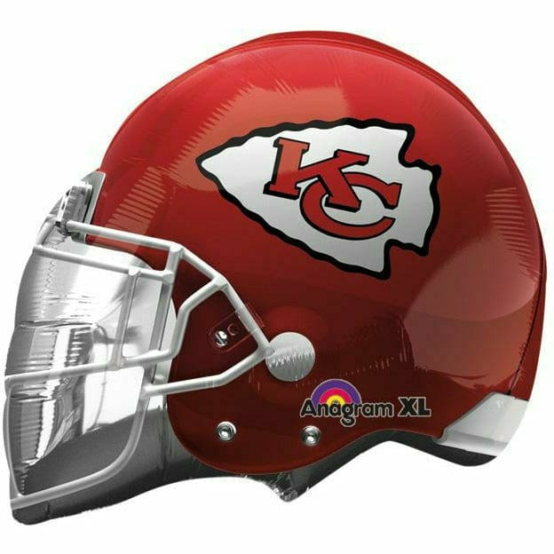 Burton and Burton BALLOONS J4 NFL Kansas City Chiefs Helmet 21" Mylar Balloon