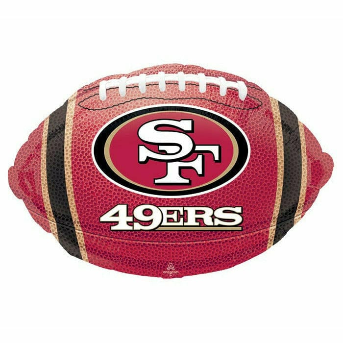 Party City San Francisco 49ers Party Supplies for 18 Guests, Include Paper Plates, Paper Napkins, and Cups