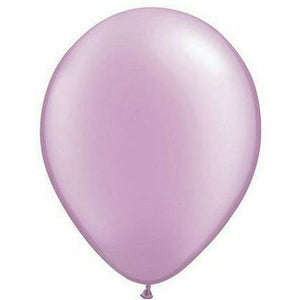Burton and Burton BALLOONS Lavender / Helium Filled Pearl Latex Balloon 1ct, 11"