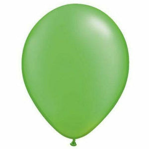 Burton and Burton BALLOONS Lime Green / Helium Filled Pearl Latex Balloon 1ct, 11"