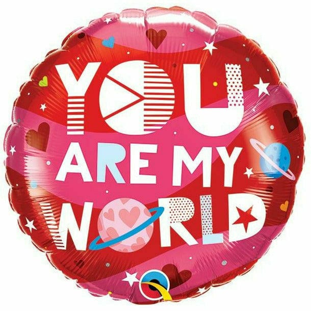 Burton and Burton BALLOONS LUV 18&#39;&#39; YOU ARE MY WORLD