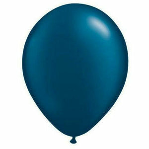 Burton and Burton BALLOONS Midnight Blue / Helium Filled Pearl Latex Balloon 1ct, 11"