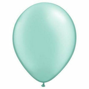 Burton and Burton BALLOONS Mint Green / Helium Filled Pearl Latex Balloon 1ct, 11"