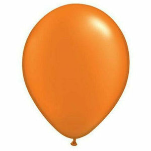 Burton and Burton BALLOONS Orange / Helium Filled Pearl Latex Balloon 1ct, 11"