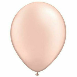 Burton and Burton BALLOONS Peach / Helium Filled Pearl Latex Balloon 1ct, 11"